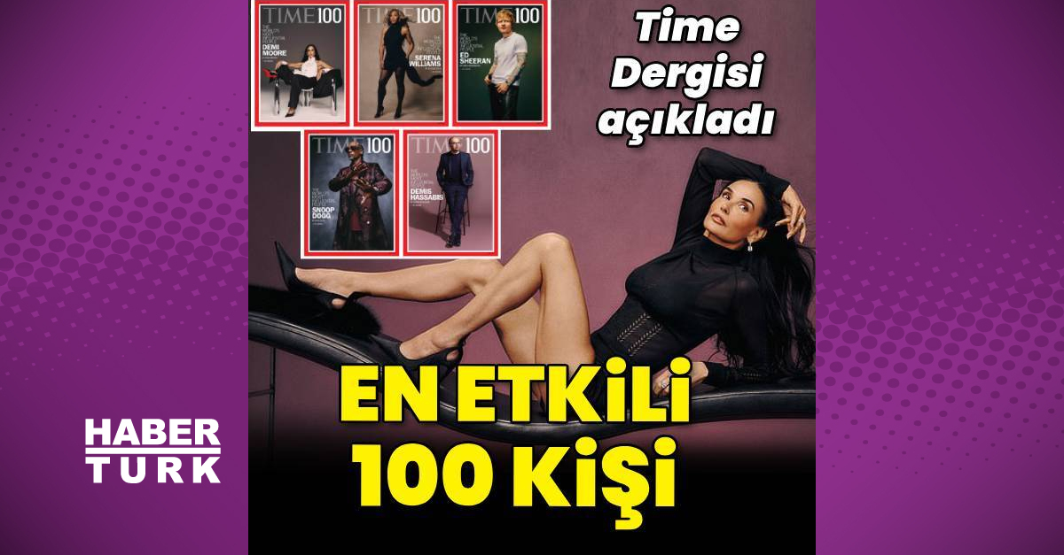 En etkili 100 kişi açıklandı