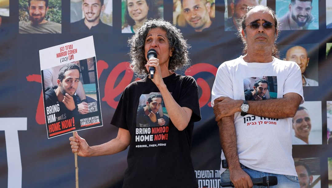 Rehine yakınlarından Gazze sınırında eylem: “Netanyahu tutuklansın”