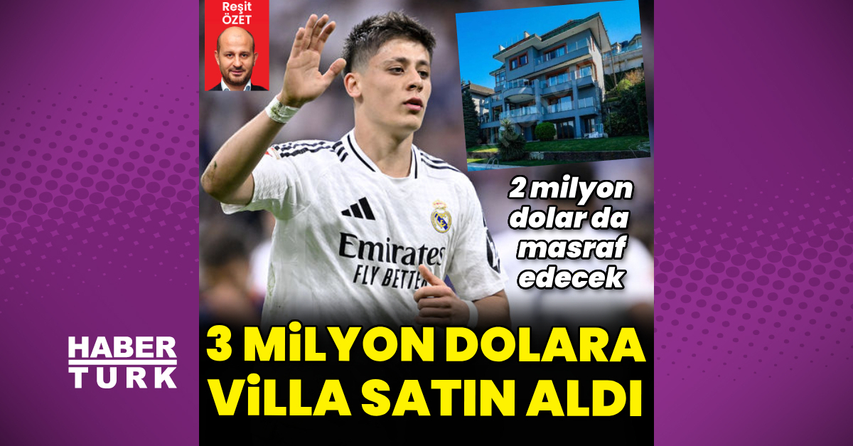 3 milyon dolara villa aldı