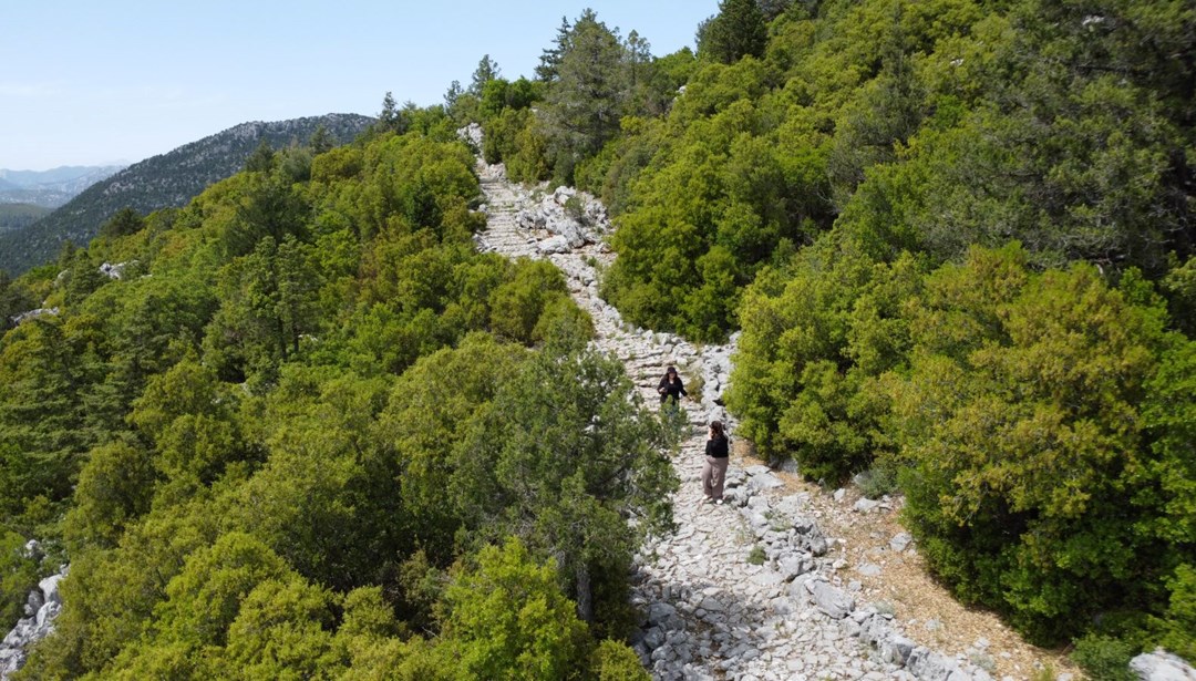 Antik yol doğaseverlerin yeni rotası oldu