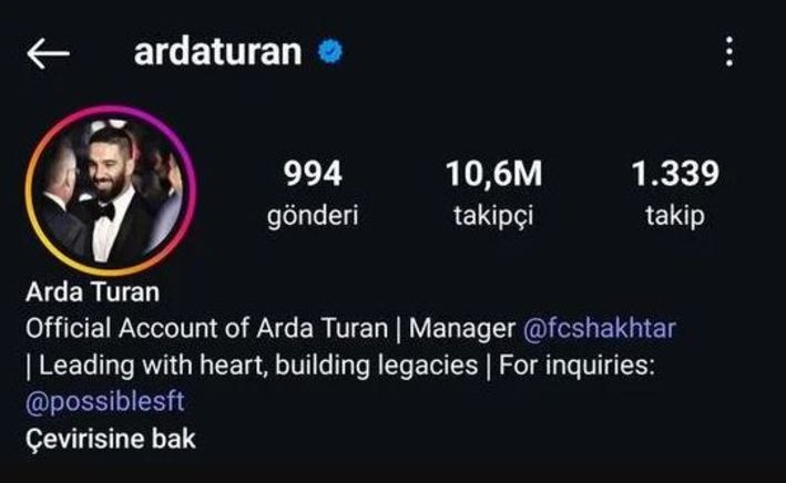 Arda Turan, G.Saray’ı sildi!