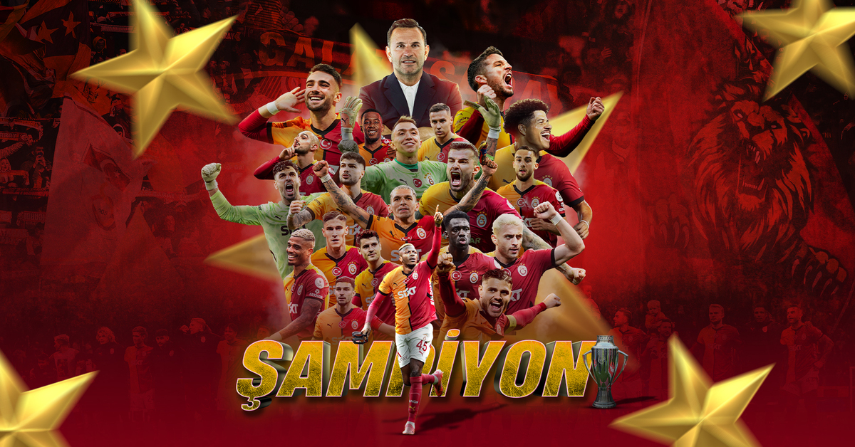 Beş yıldızlı şampiyon Galatasaray!