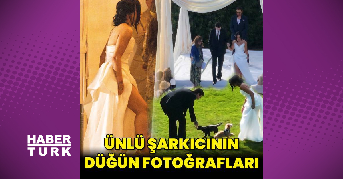 Düğün fotoğrafları yayımlandı