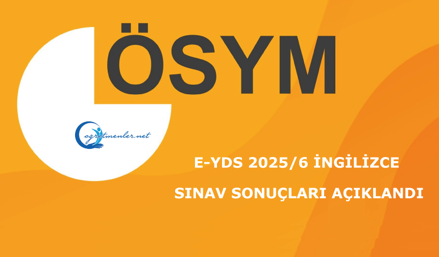 e-YDS 2025/6 (İngilizce): Sınav Sonuçları Açıklandı