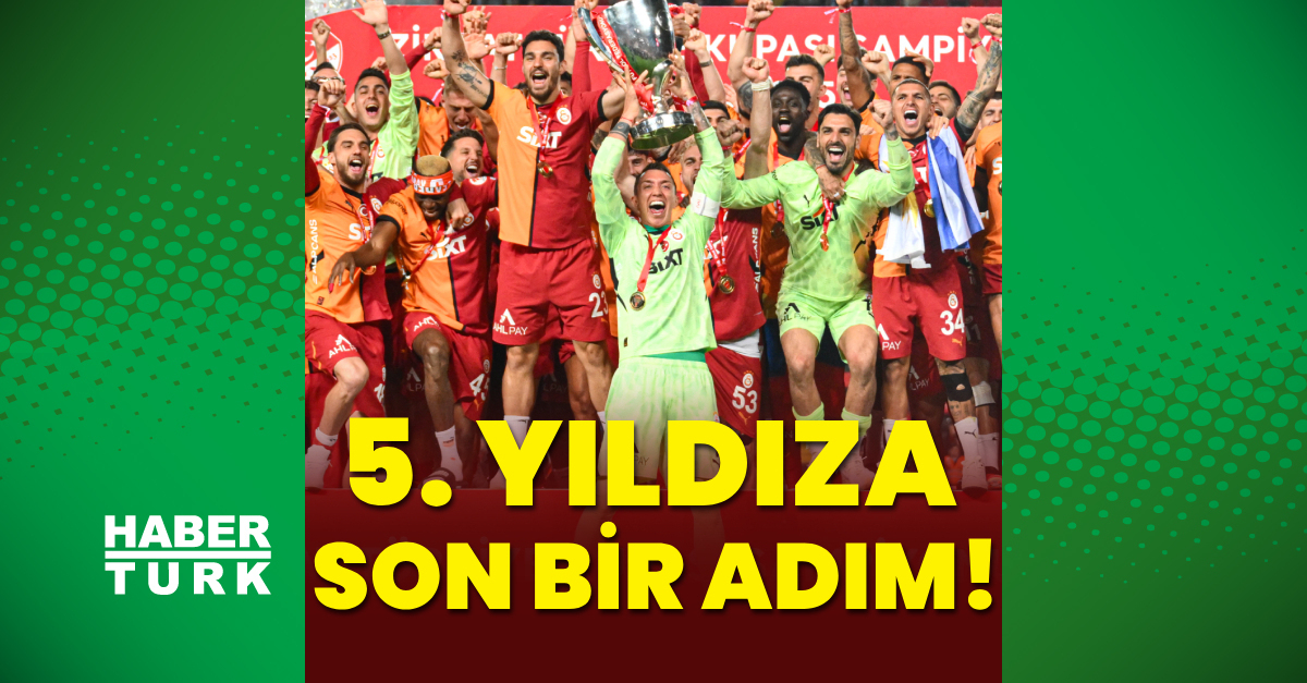 Galatasaray’da 5. yıldıza son bir adım!