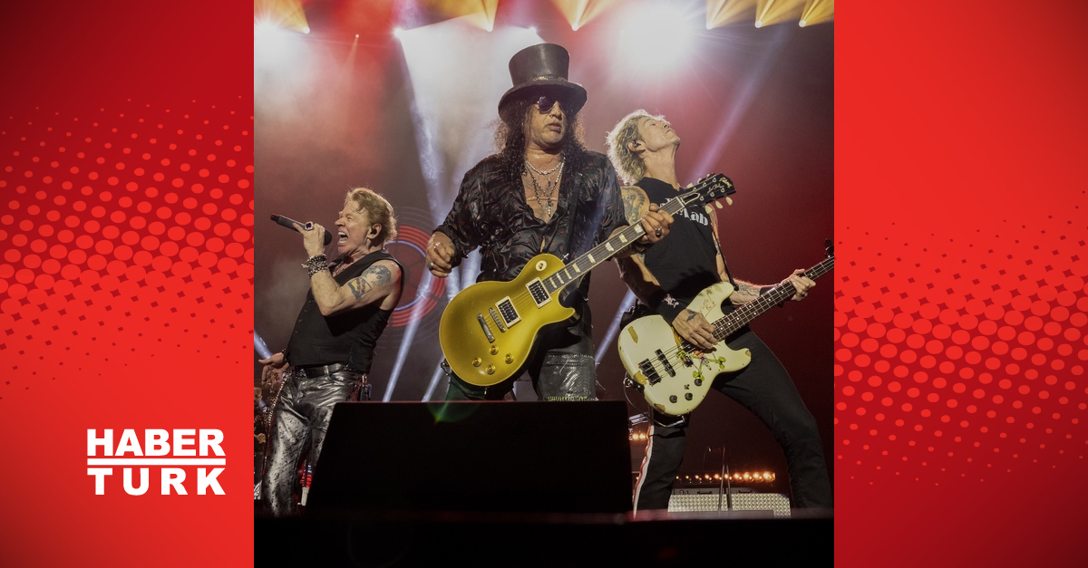 Guns N’ Roses İstanbul konserinde tarih yazacak