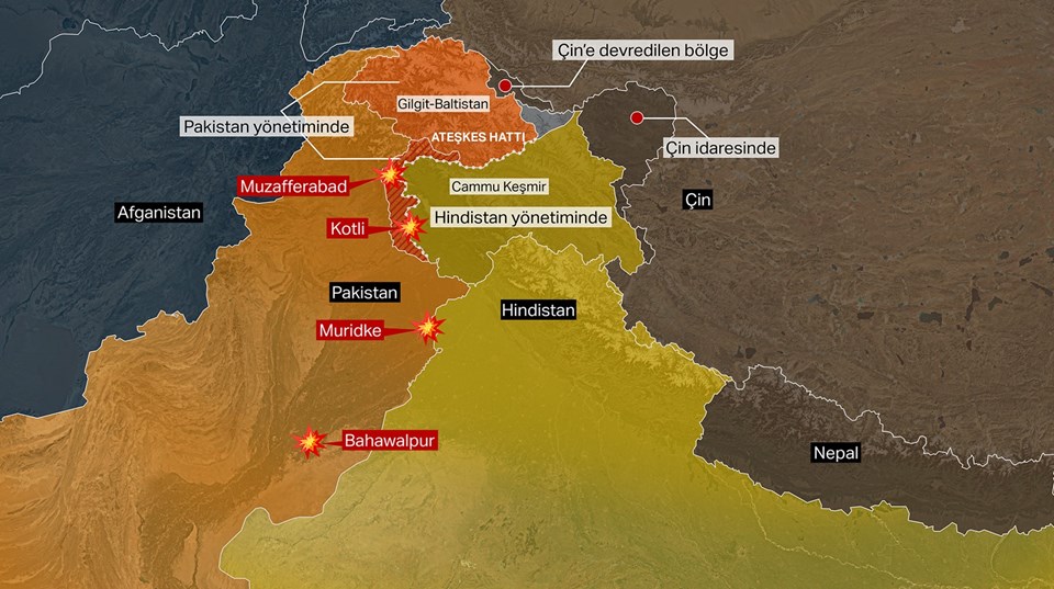 Hindistan, Pakistan’ı füzelerle vurdu