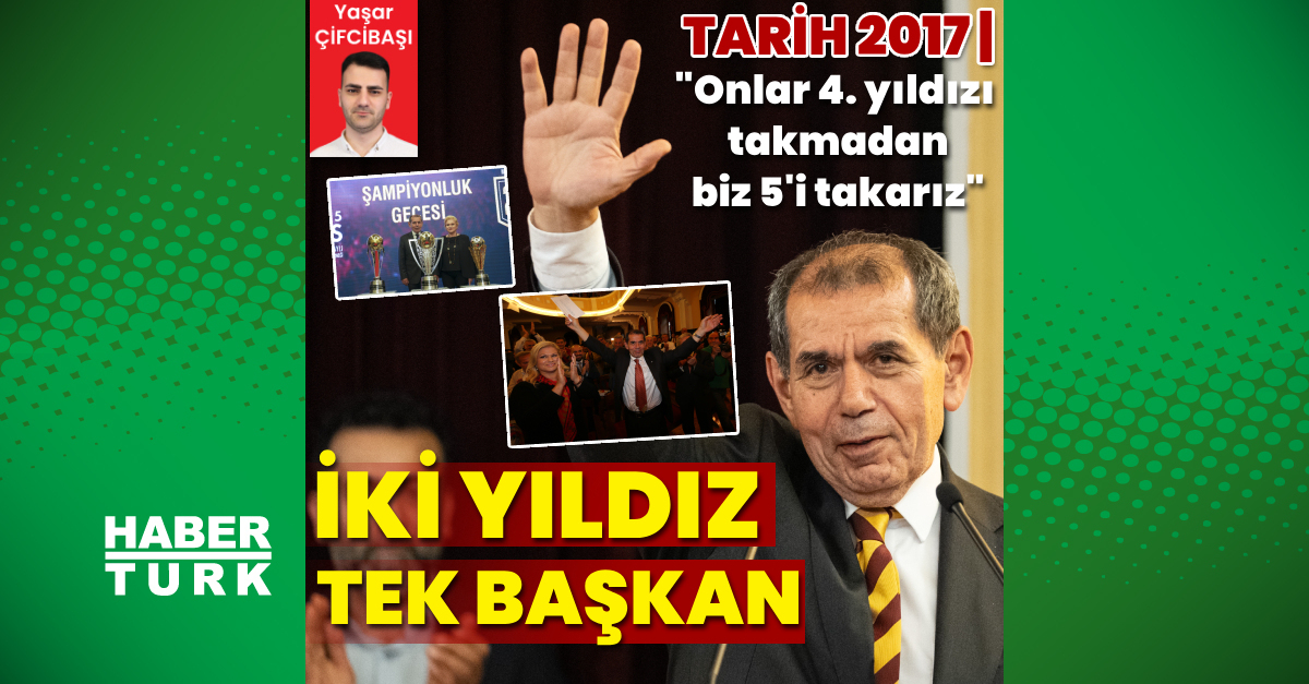 İki yıldız, tek başkan: Dursun Özbek