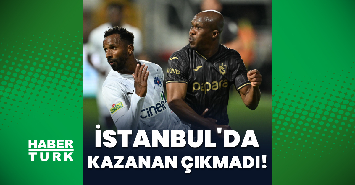 Kasımpaşa ile Trabzonspor yenişemedi!
