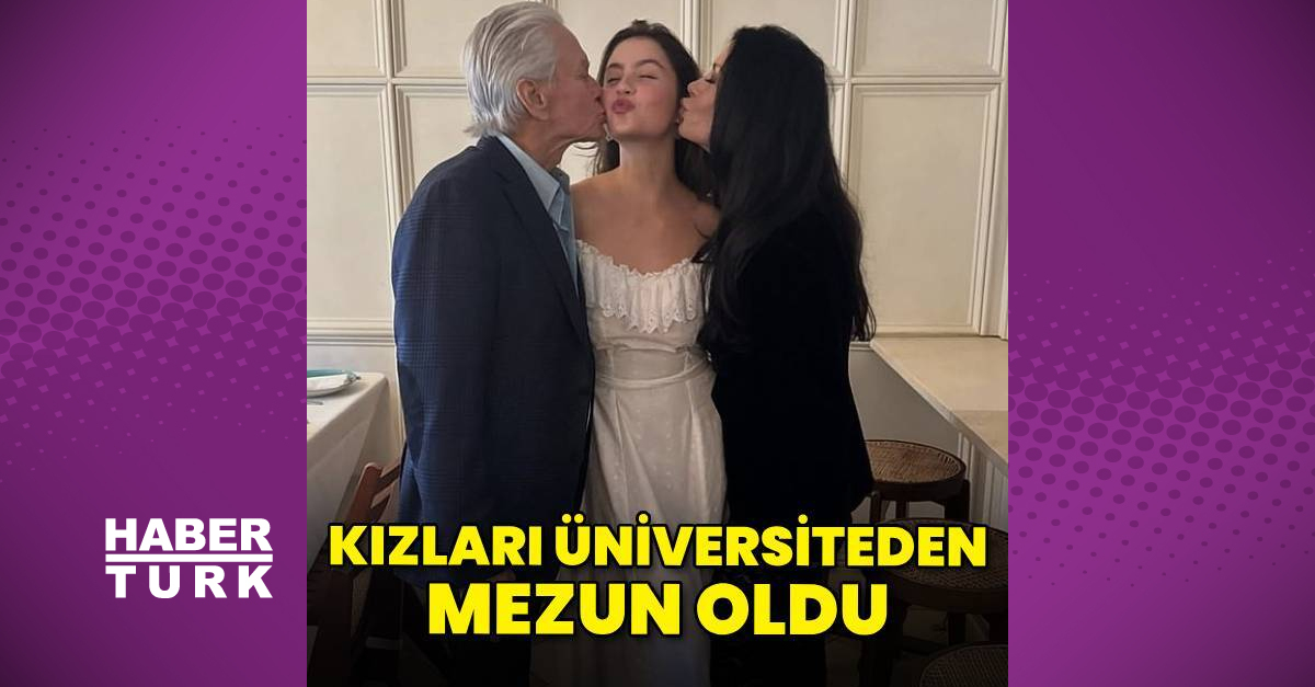Kızları mezun oldu