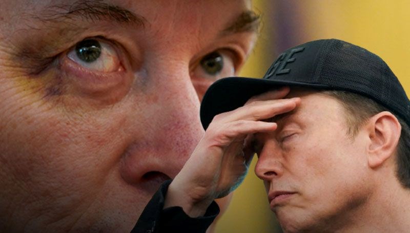 Musk, gözündeki morluğun nedenini açıkladı: Macron’la dalga geçti