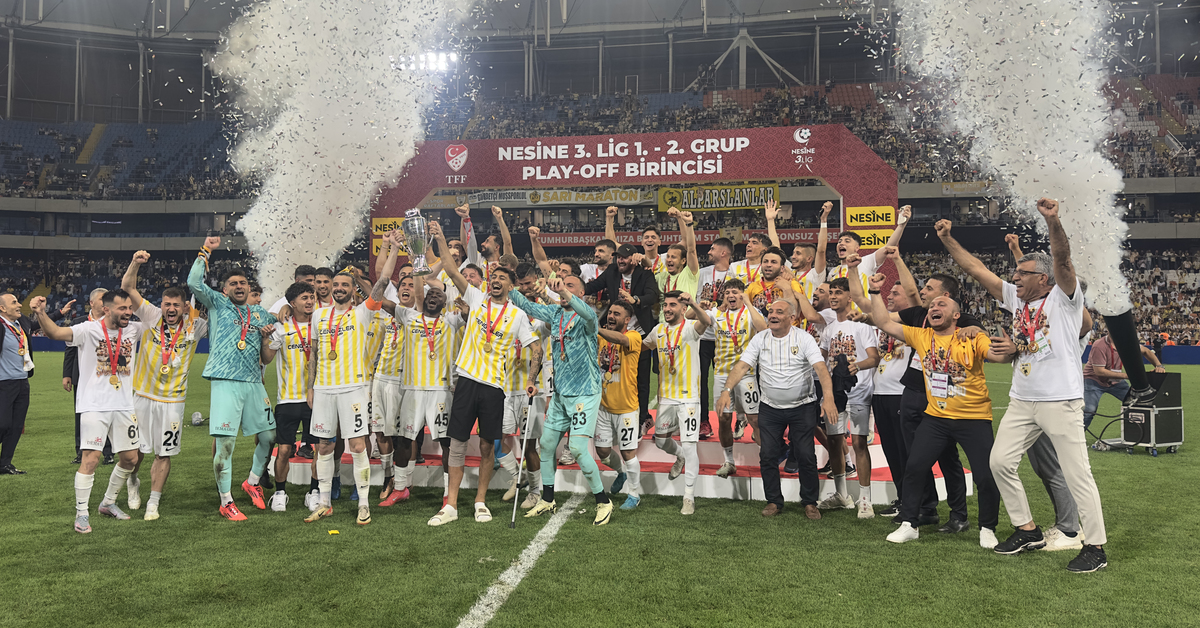 Muşspor 2. Lig’e yükseldi!