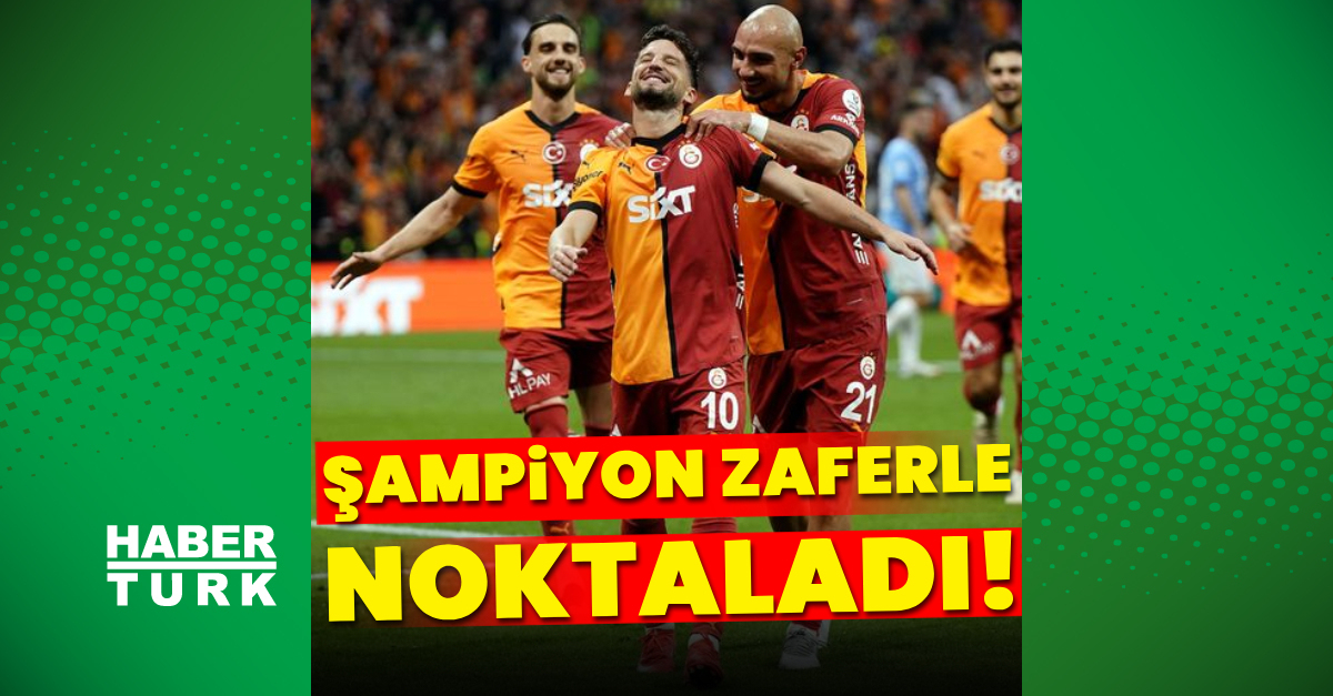 Şampiyon zaferle bitirdi!