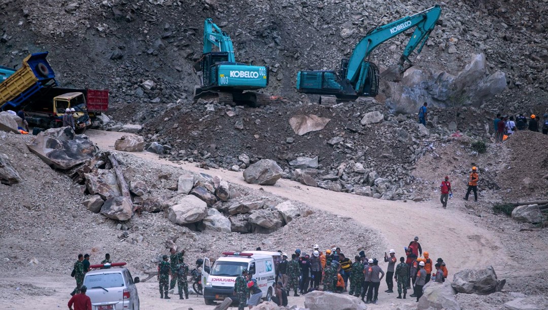 Taş ocağında göçük: Endonezya’da 14 kişi öldü