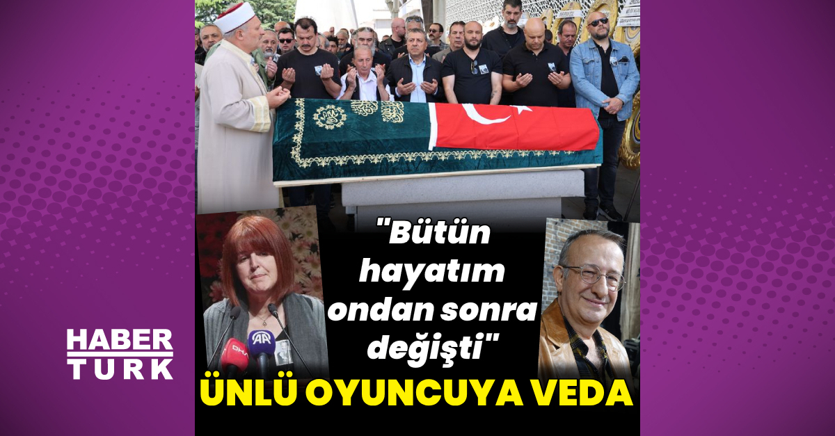 Ünlü oyuncuya veda
