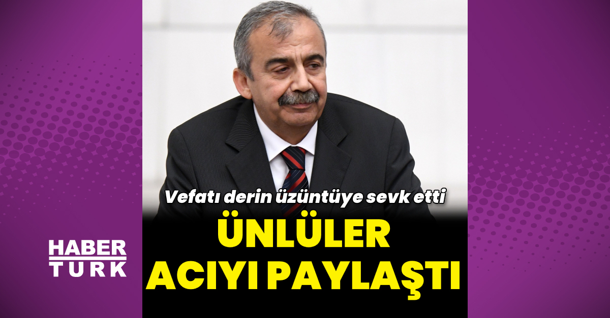 Ünlüler acıyı paylaştı