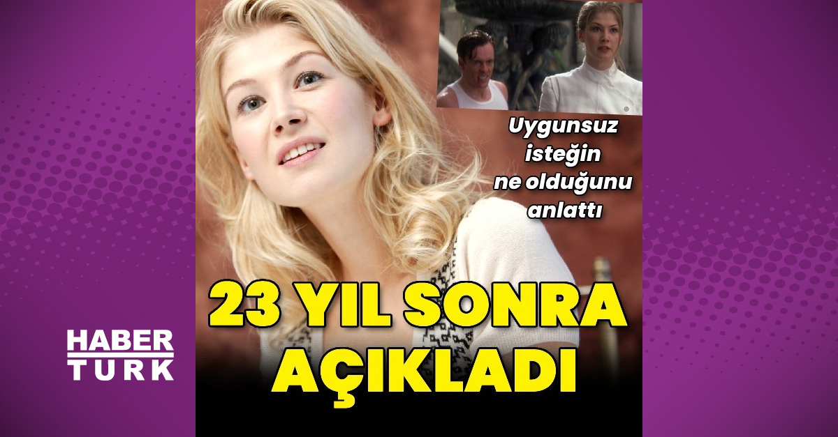 Uygunsuz isteği 23 yıl sonra açıkladı