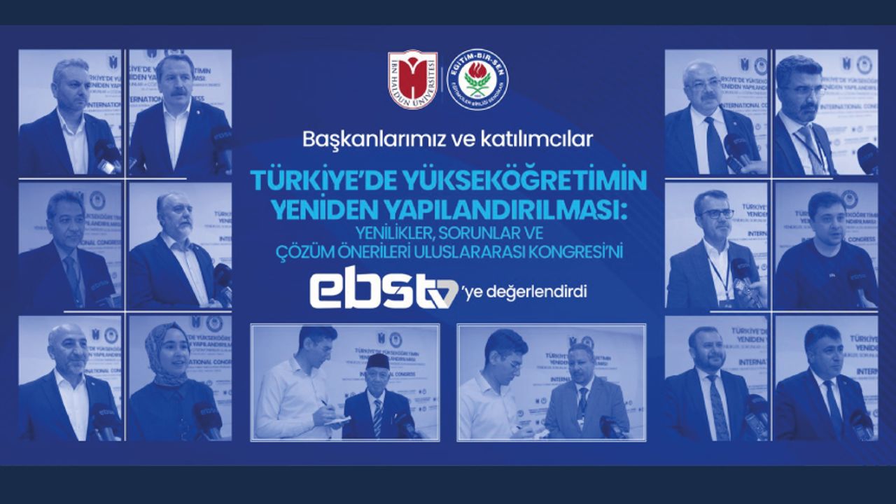 Yükseköğretim Kongresi EBS TV’de Değerlendirildi