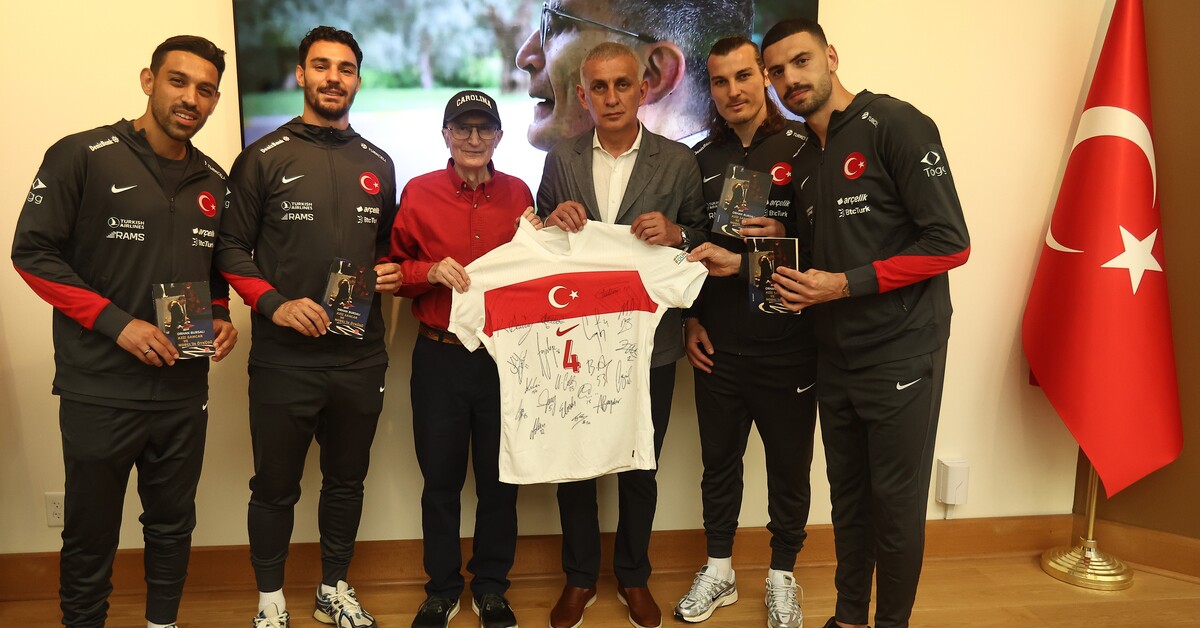 A Milli Takım’dan Aziz Sancar’a ziyaret!