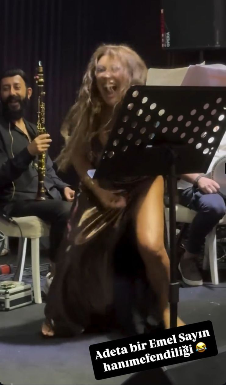 Dansıyla dikkat çekti