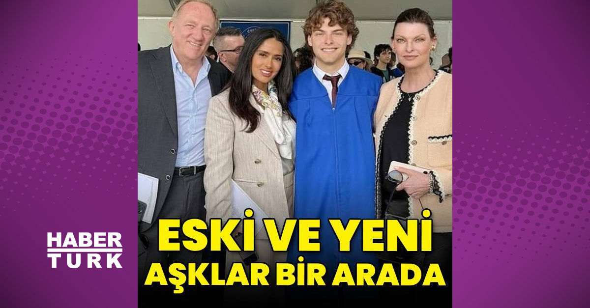 Eski ve yeni eş mezuniyette buluştu