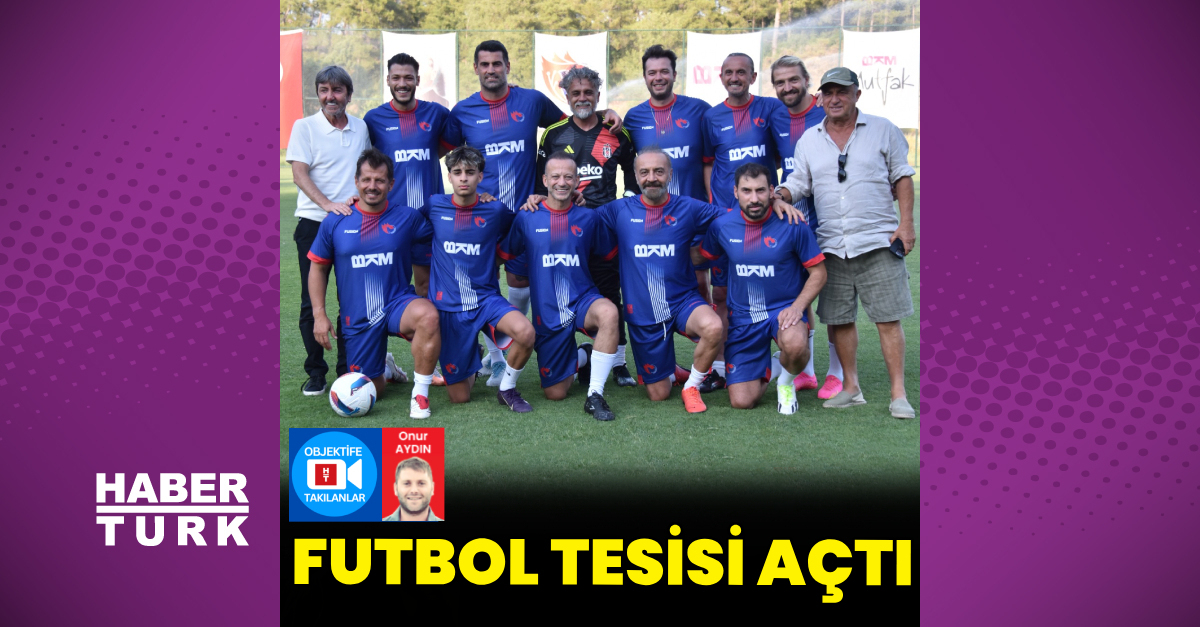 Futbol tesisi açtı