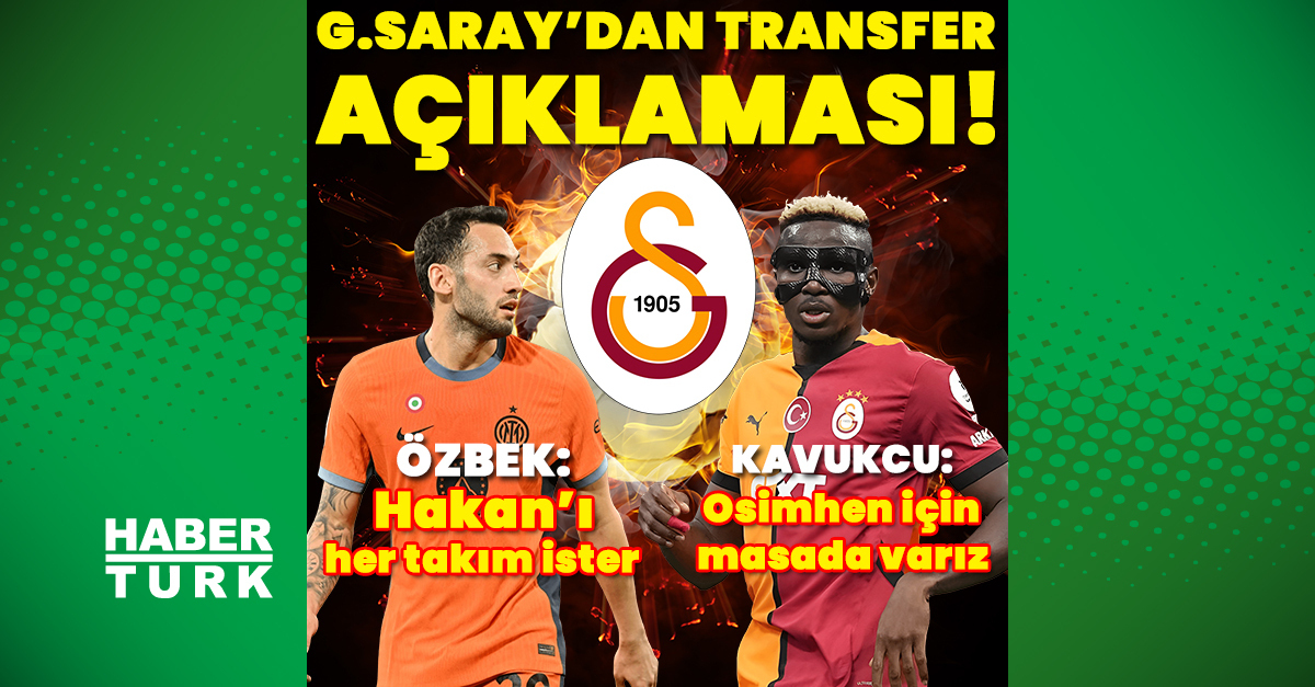 G.Saray’dan Osimhen ve Çalhanoğlu açıklaması!