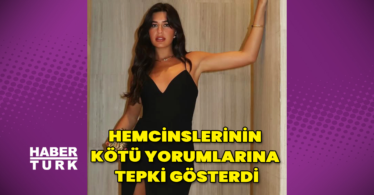 Hemcinslerinin kötü yorumlarına tepki gösterdi
