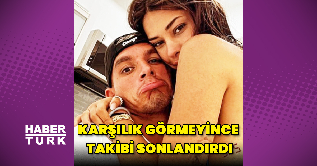 Karşılık görmeyince takip bitti