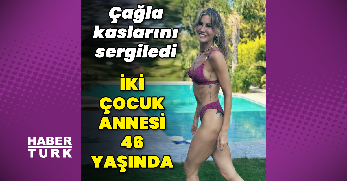 Kaslarını sergiledi