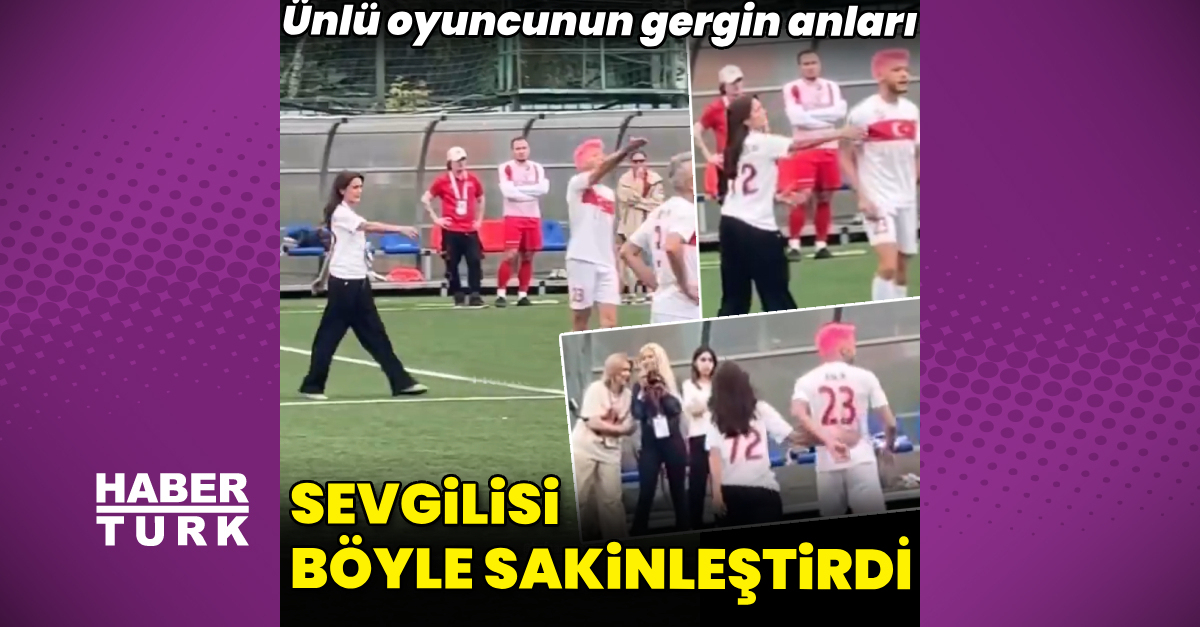 Sevgilisini böyle sakinleştirdi