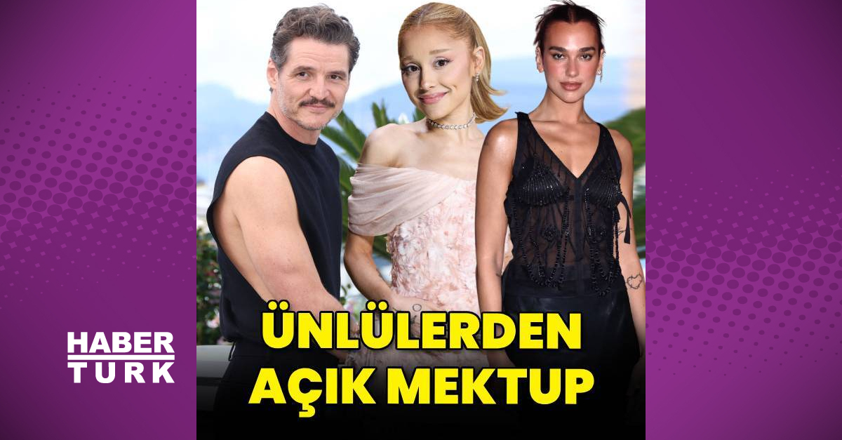 Ünlü isimlerden açık mektup