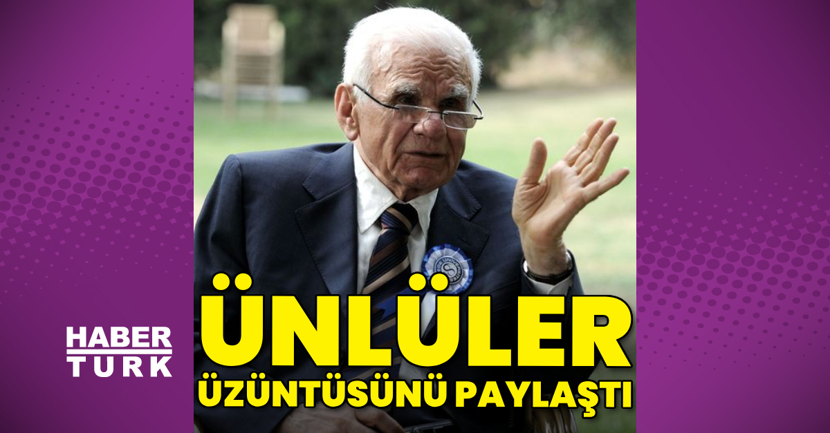 Ünlüler üzüntüsünü paylaştı