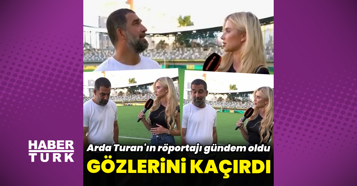 Arda Turan gözlerini kaçırdı
