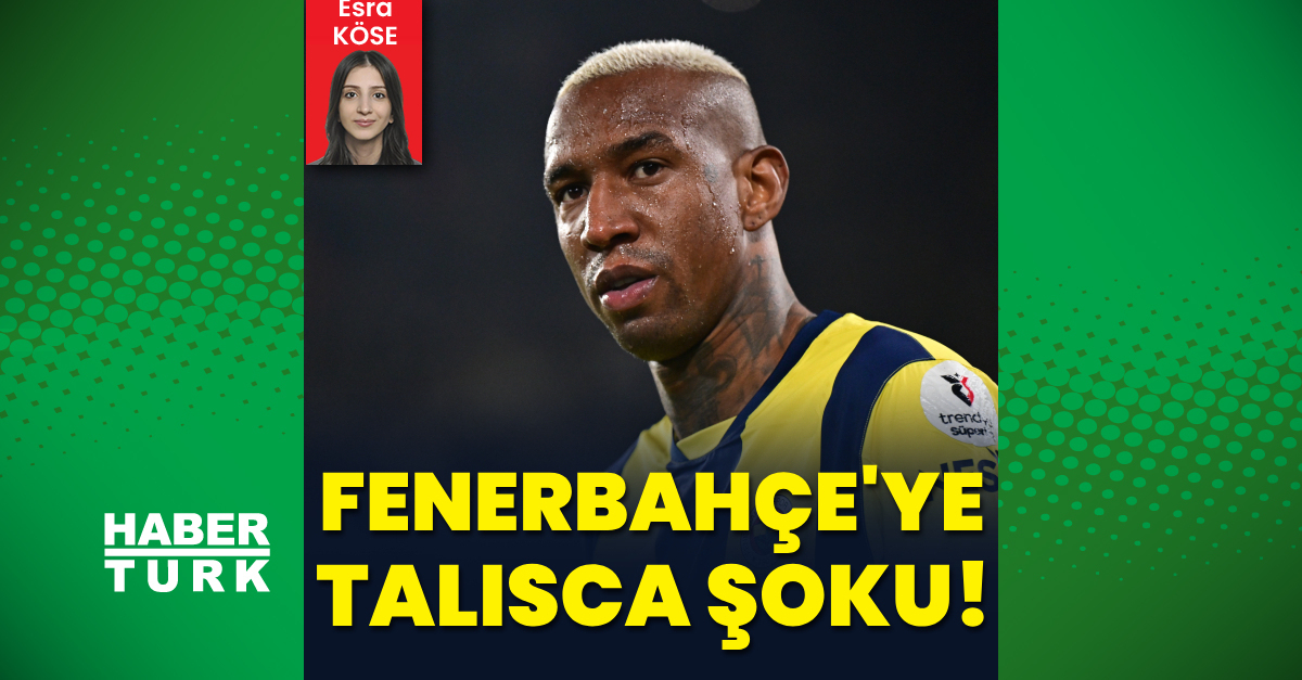 Fenerbahçe’ye Talisca’dan kötü haber!