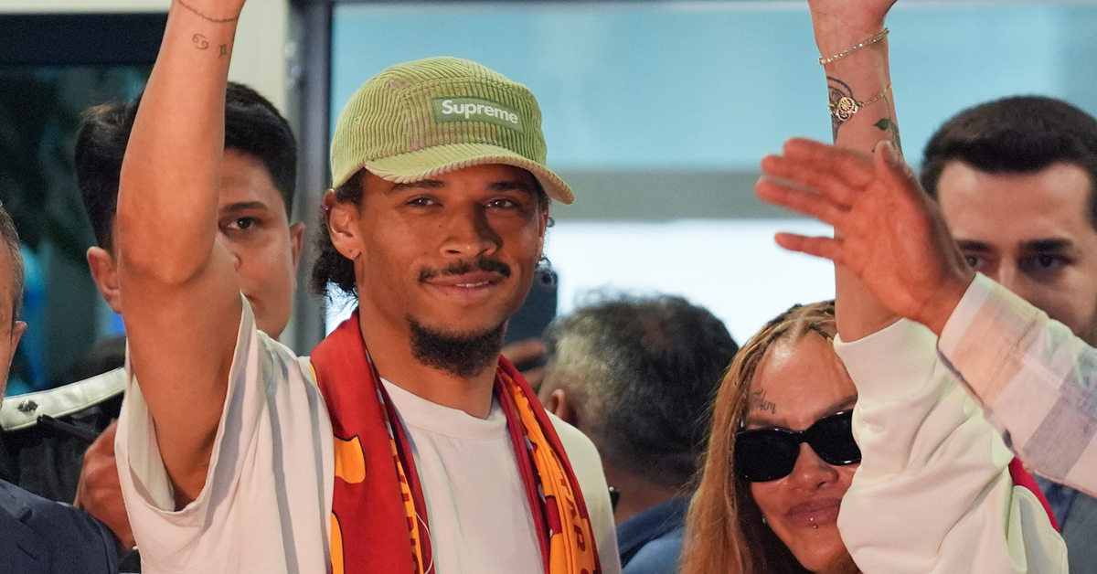 Leroy Sane, İstanbul’a geldi