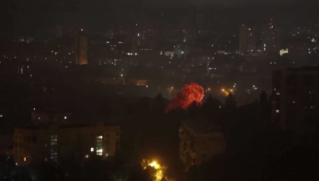 Rusya’dan Kiev’e dronlu saldırı