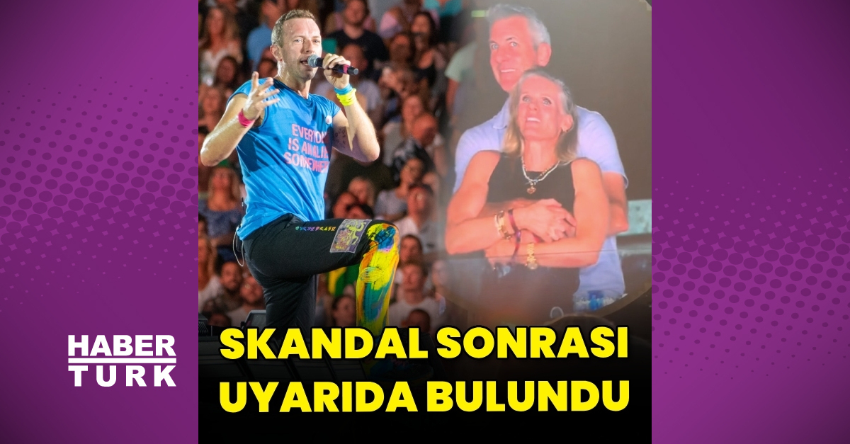 Skandal sonrası uyarıda bulundu