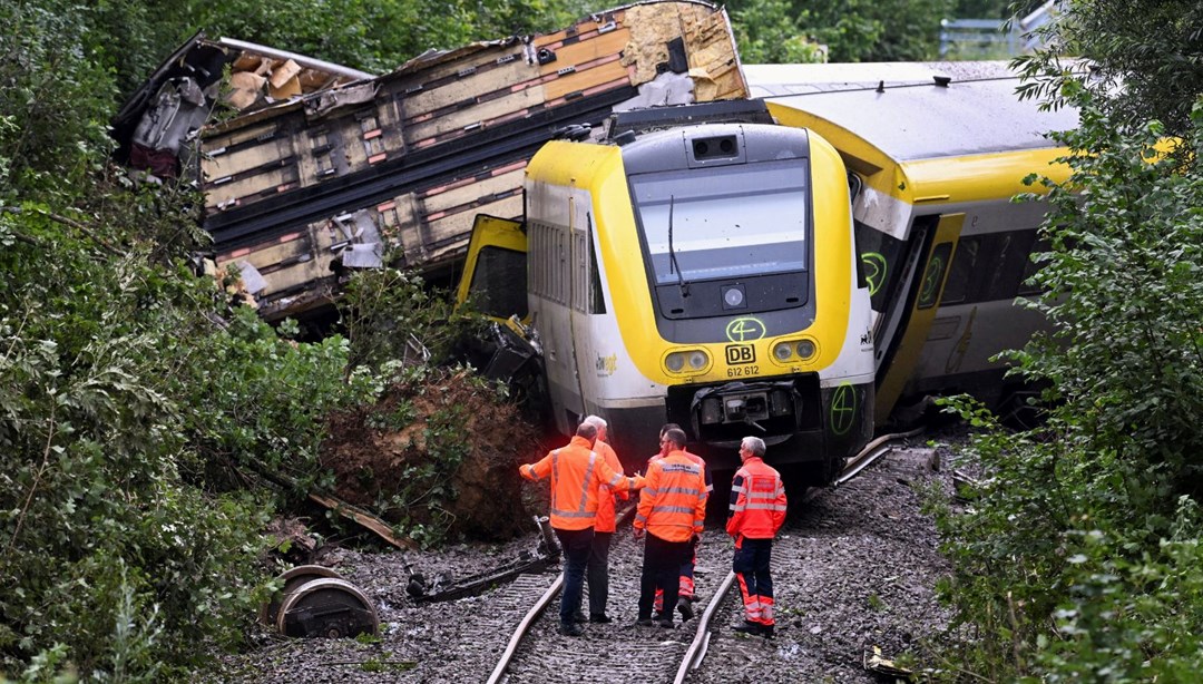 Tren kazasını toprak kayması mı tetikledi? Almanya’dan ilk açıklama