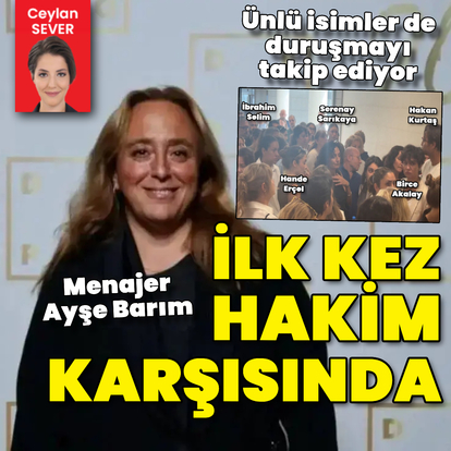 Ünlüler, destek için adliyede