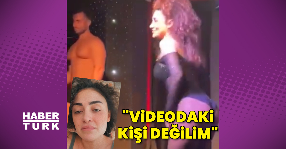 “Videodaki kişi ben değilim”