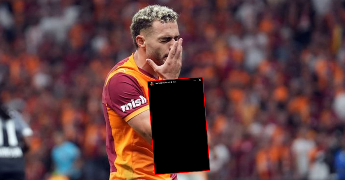 Barış Alper’den ‘simsiyah’ paylaşım!