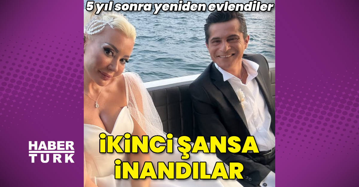 İkinci kez evlendiler