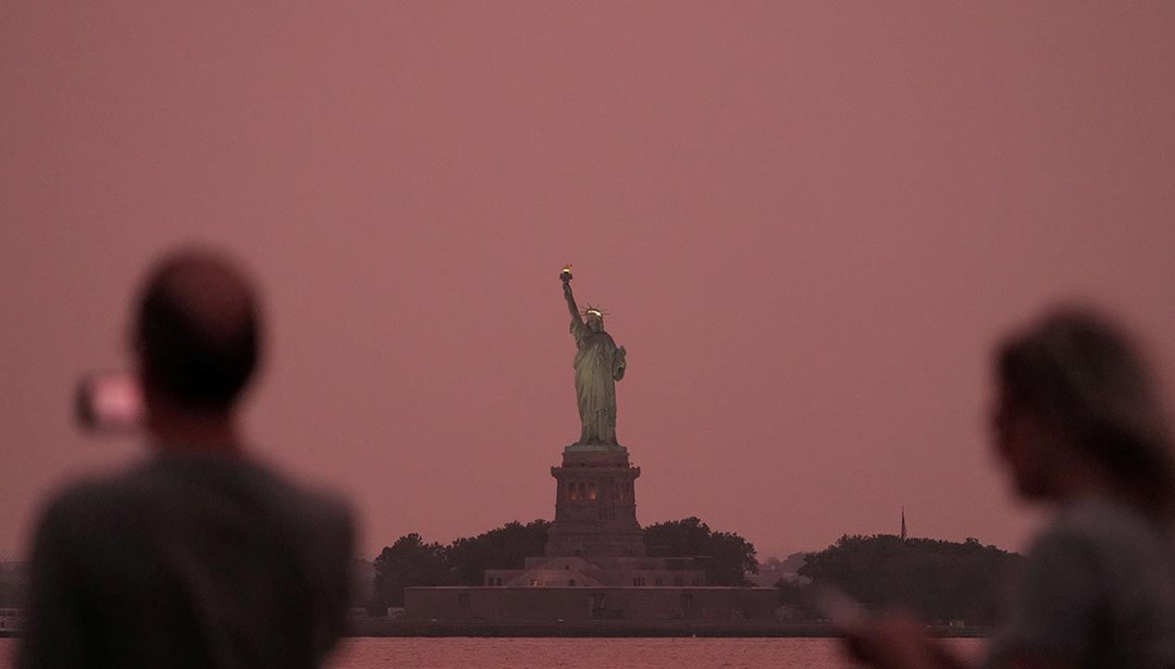Kanada yangınlarının dumanı New York’u kapladı