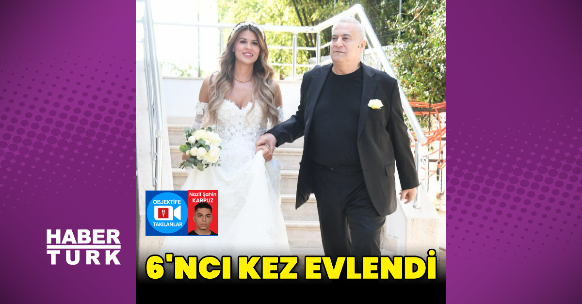 Mehmet Ali Erbil, 6’ncı kez evlendi