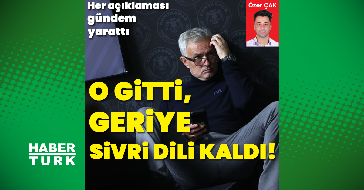 Mourinho gitti, sivri dili kaldı!