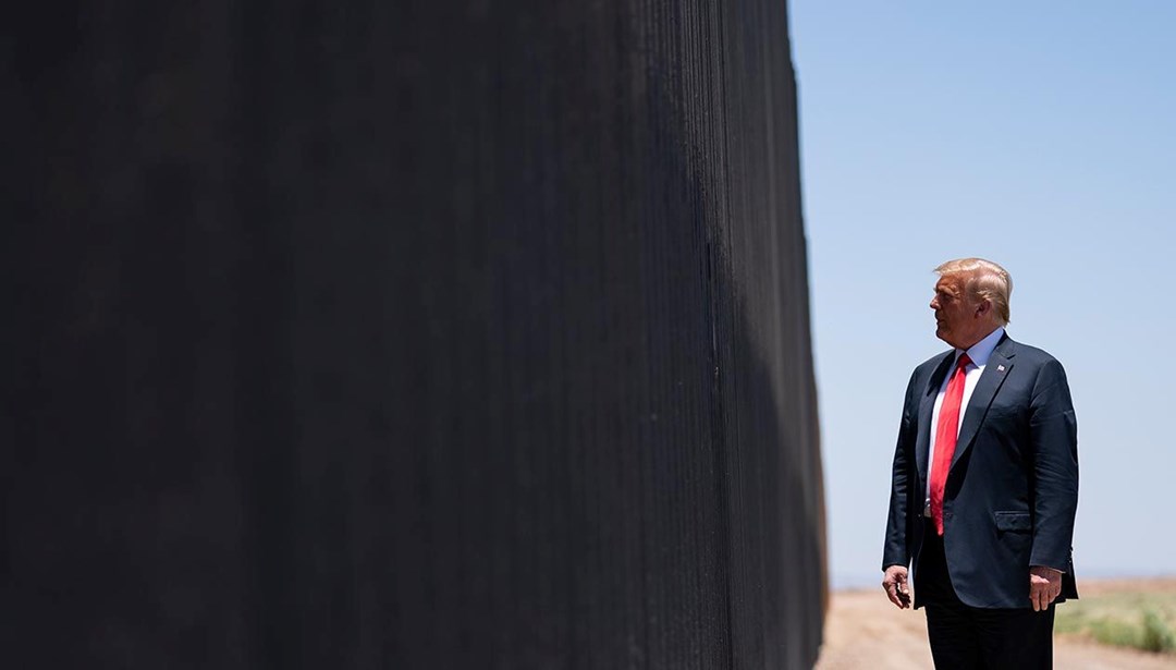 Trump’tan yeni “önlem”: Göçmen duvarına siyah boya