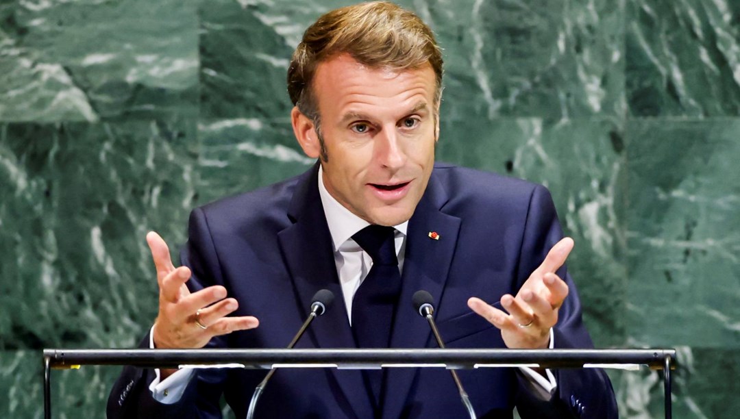 Macron: Gazze için güvenilir bir barış planı benimsedik