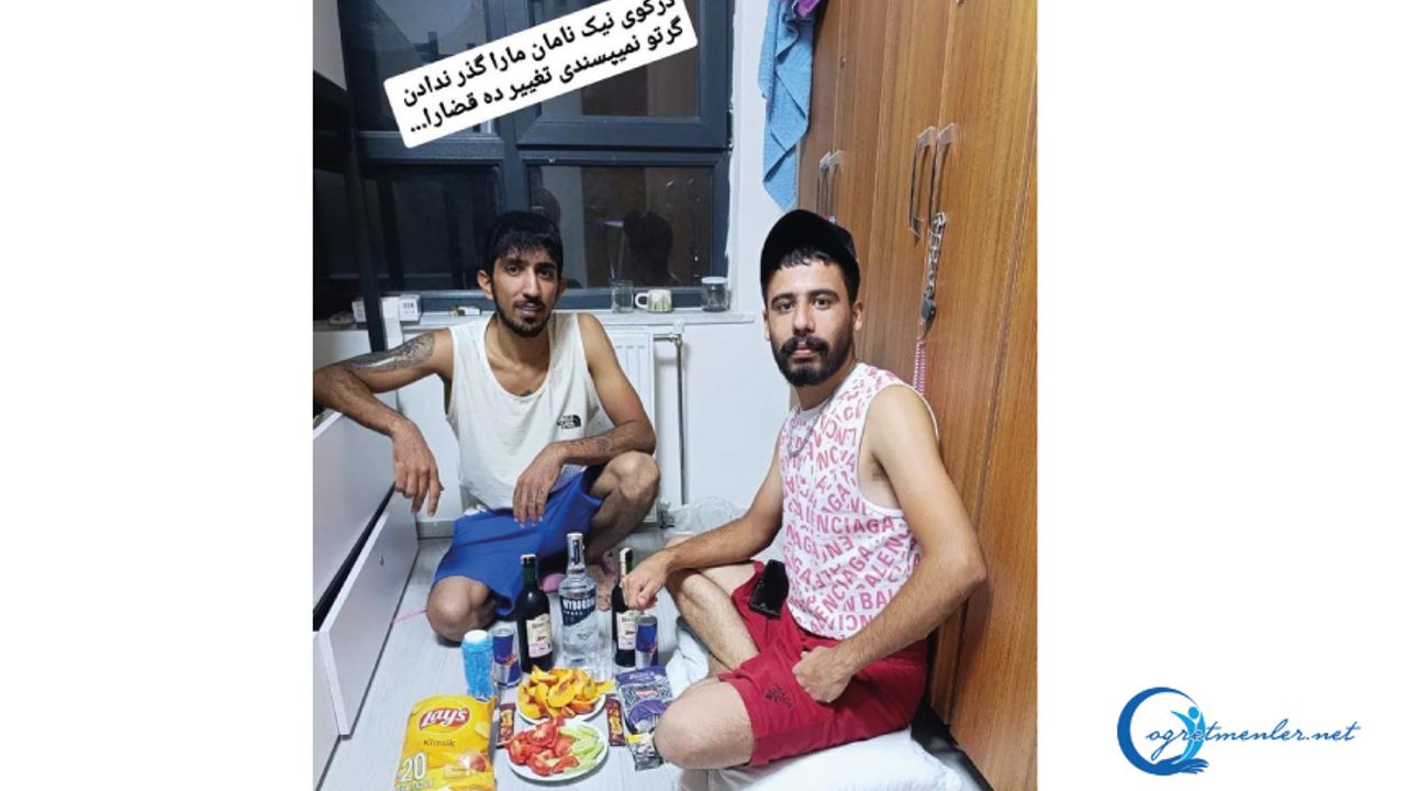 Öğrenci yurdunda iç çamaşırlarına kalp çizenler yakalandı