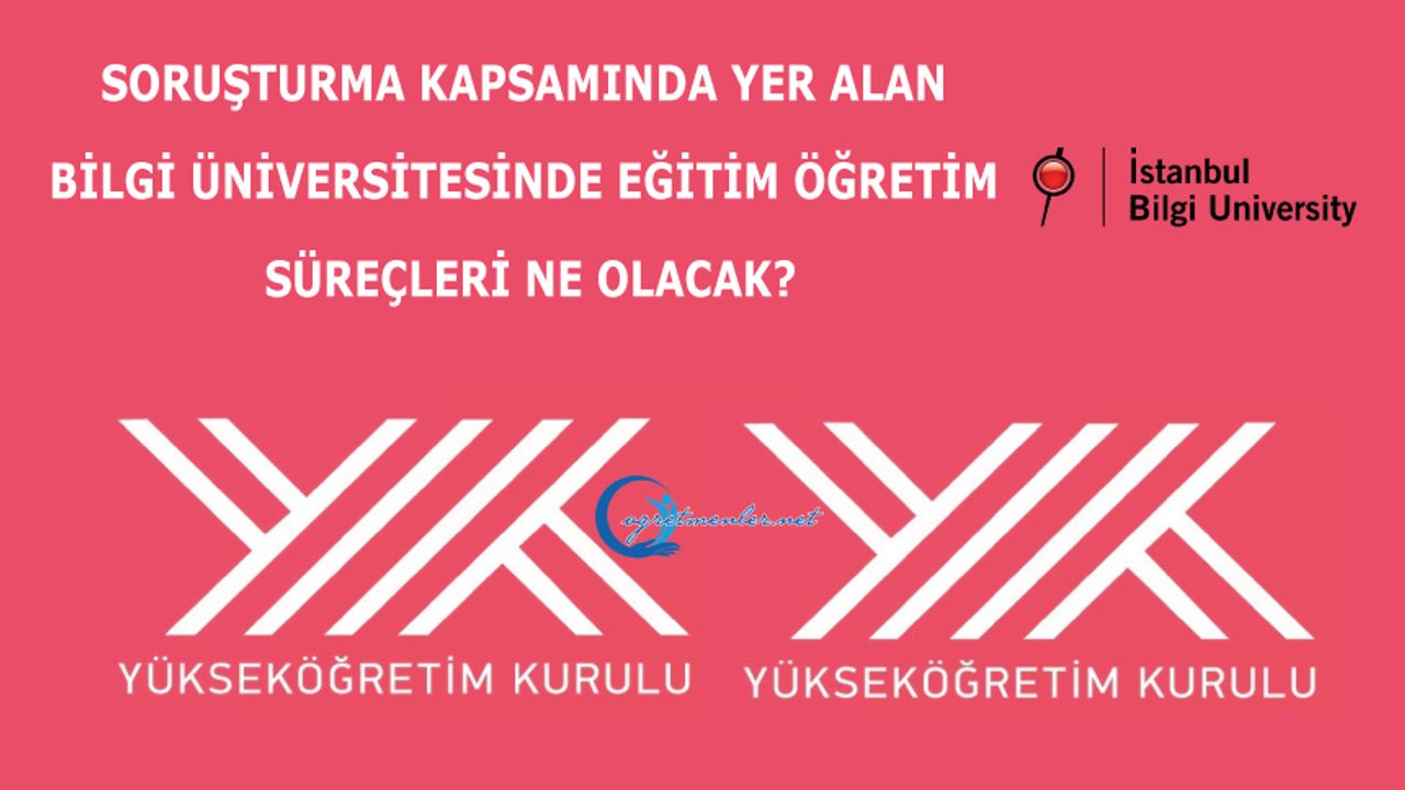 Soruşturma Kapsamında Yer Alan Bilgi Üniversitesinde Eğitim Öğretim Süreçleri Ne Olacak?